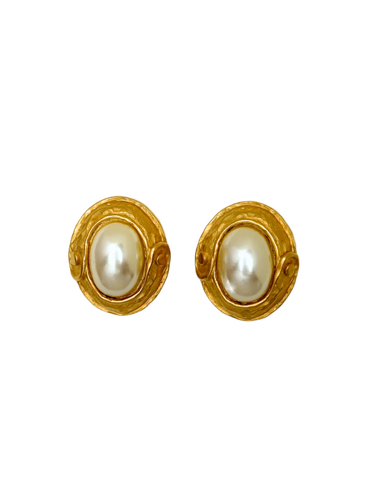 ORO - OVERSIZED PERLA EARRING