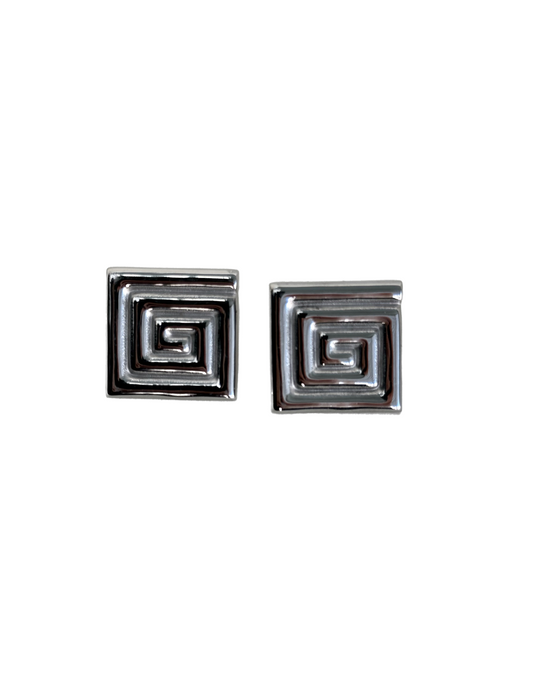 PLATA - GREEK GEOMETRIC EARRING