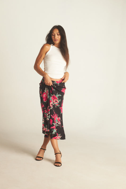 RE WORK FLORAL SKIRT